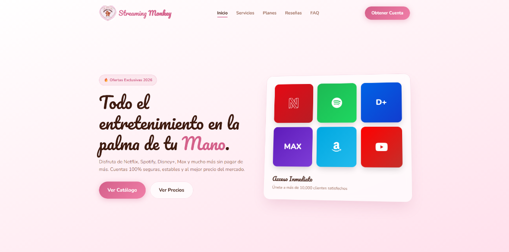 Streaming Monkey - Plataforma